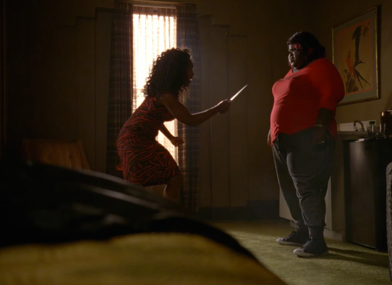 Angela Bassett, Gabourey Sidibe (FX)